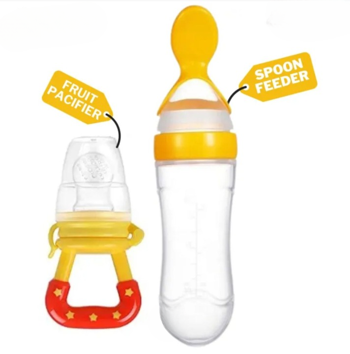 Food Pacifier + Feeder Spoon